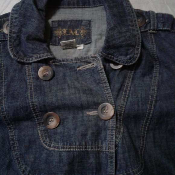 womens LAL denim jasket size XL - Picture 2 of 7